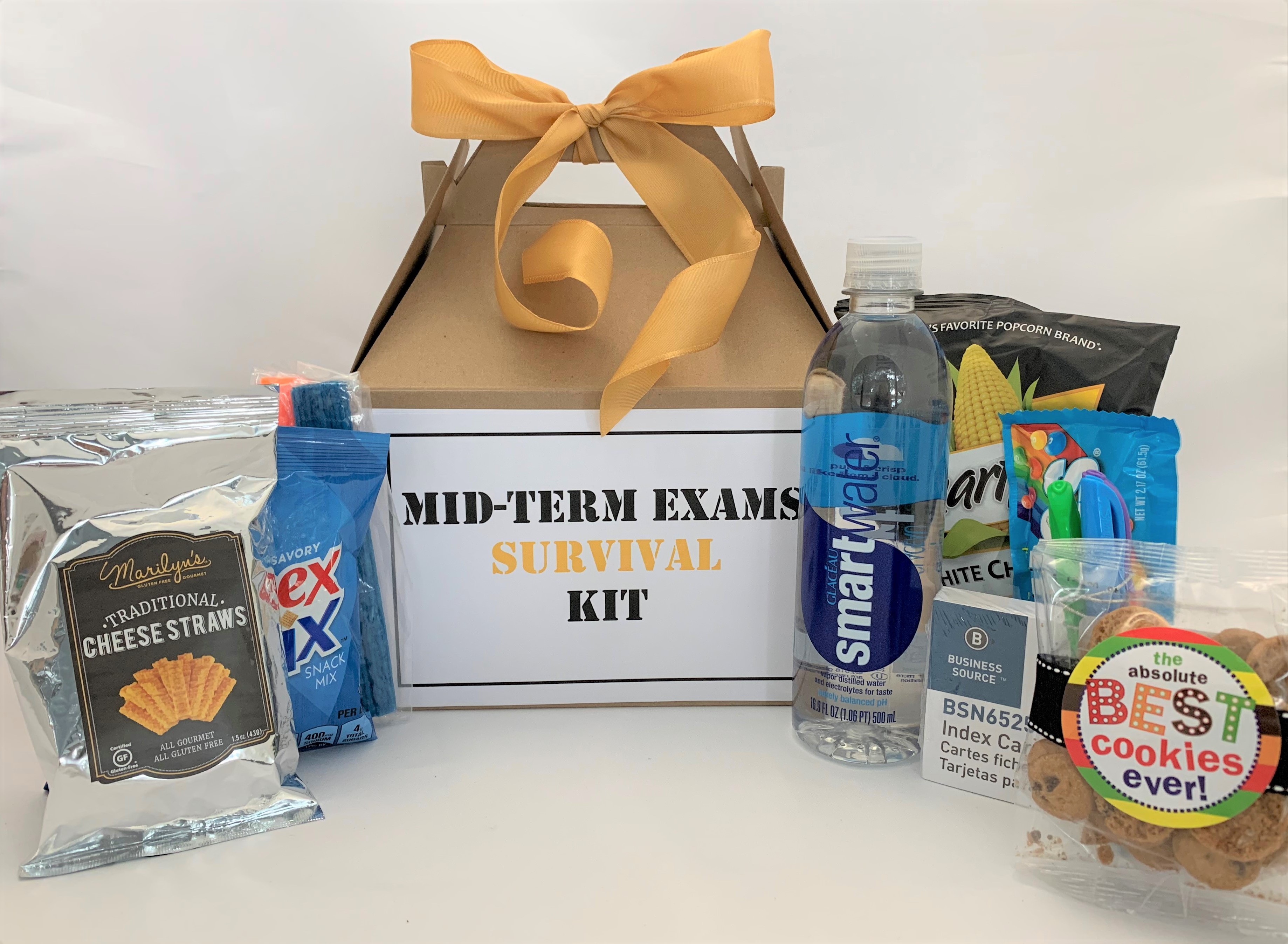 Sensational Mid-Term Exams Survival Kit/Care Package ($38.50 & Up